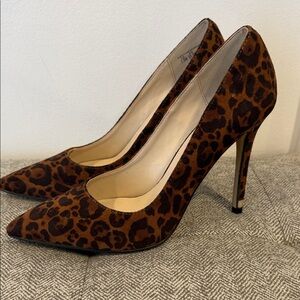 Kardashian Kollection leopard print stiletto heels